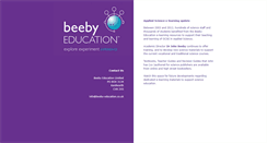Desktop Screenshot of beeby-education.com